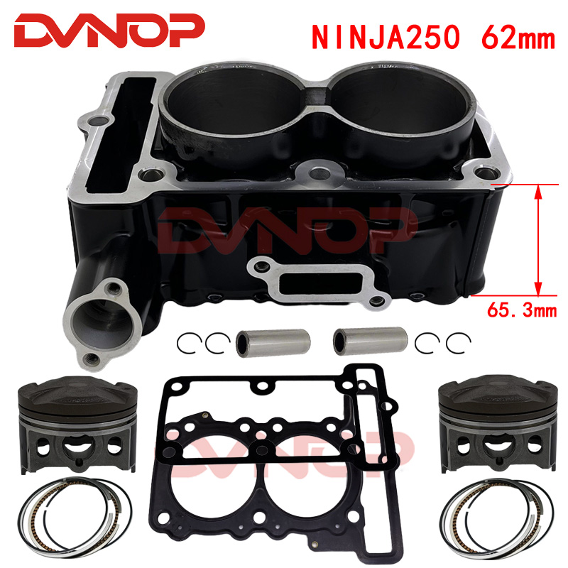 Motorcycle Gasket - 62mm 249cc Bore Motorcycle Cylinder piston