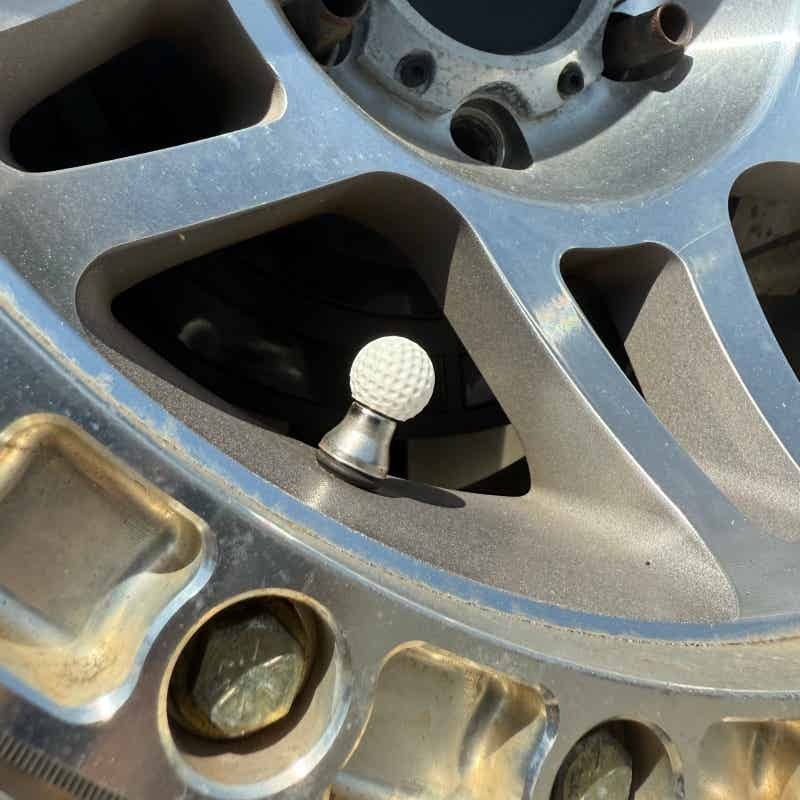 Golf Ball Style Tire Valve Ste - Motorcycle Valve Cover recension och pris
