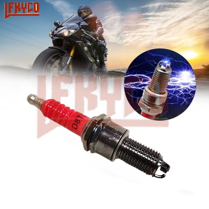 1/2/3/4PCS 3 Electrodes D8TC S - Motorcycle Spark Plug recension och pris
