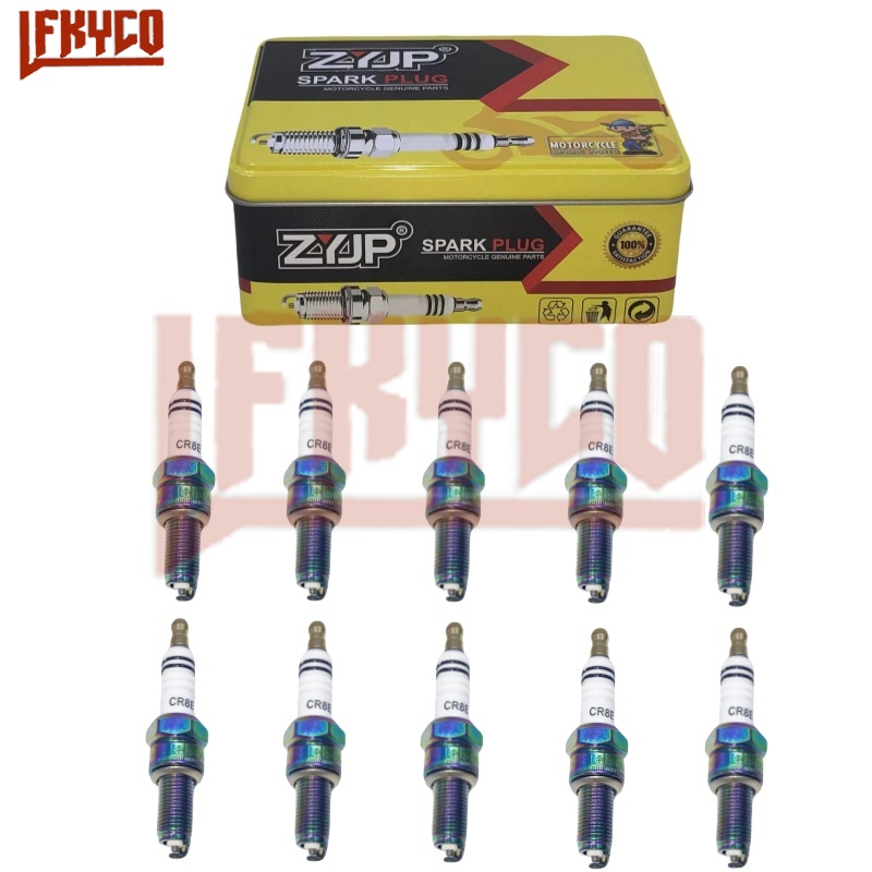 10PCS CR8E Iridium Torch Spark - Motorcycle Spark Plug recension och pris