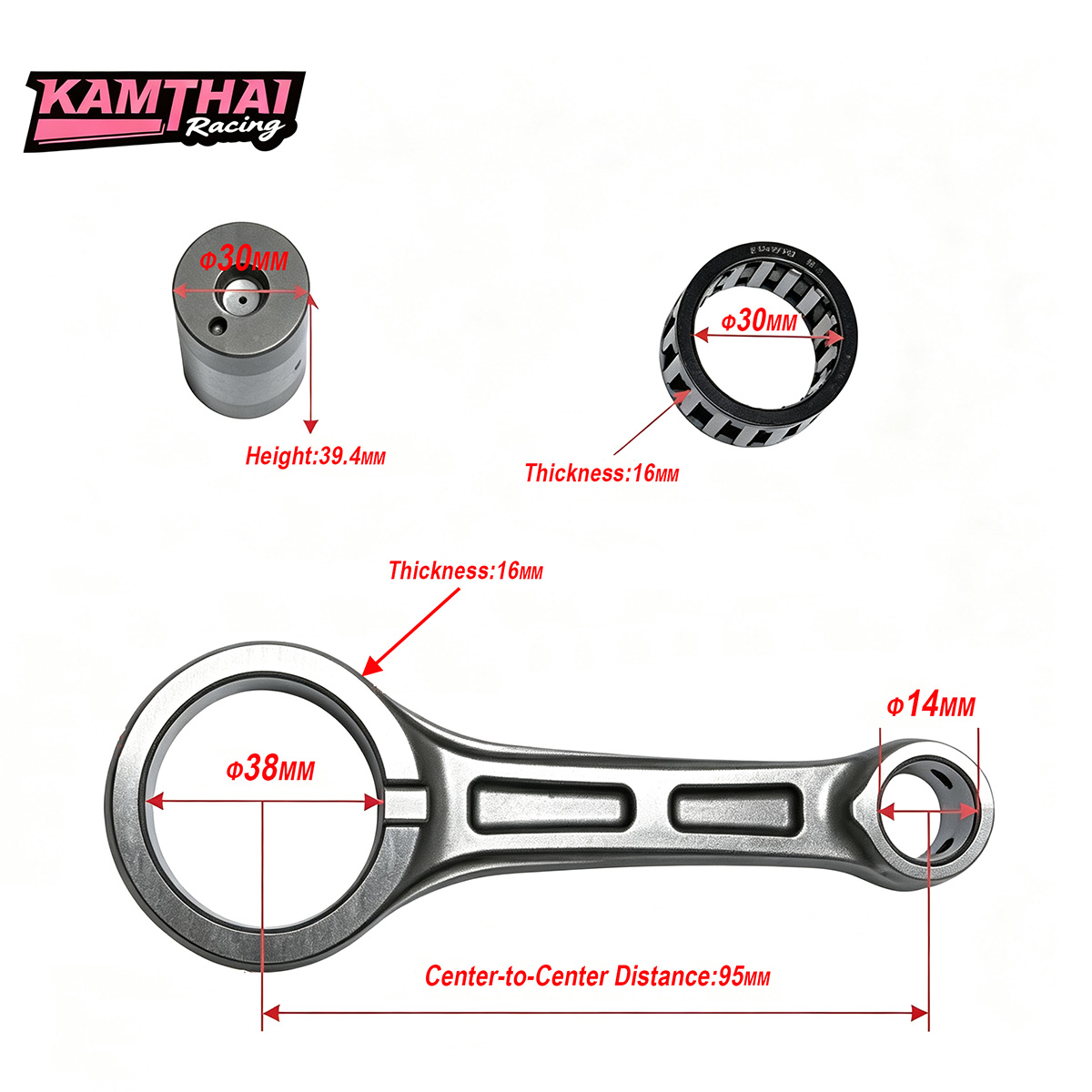 KAMTHAI CNC Machined Crankshaf - Motorcycle Crankshaft recension och pris
